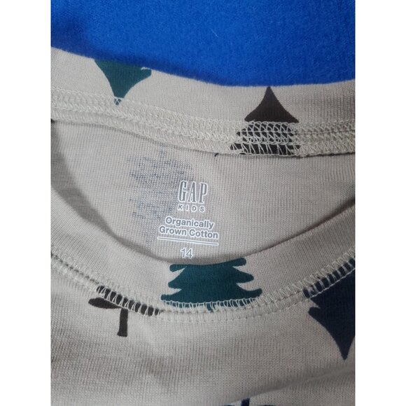 GAP Kids Size 14  Pullover Long Sleeve Pijama Shirt  New With Tags - Picture 5 of 13